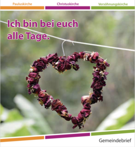 Read more about the article Gemeindebrief 2019-1 – Ich bin bei euch alle Tage