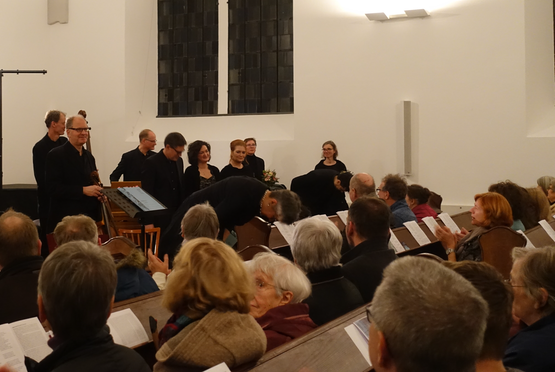Adventskonzert der Kantorei coro con spirito in der Christuskirche am 1. Dezember 2019, Foto: Klaus P. Greschok