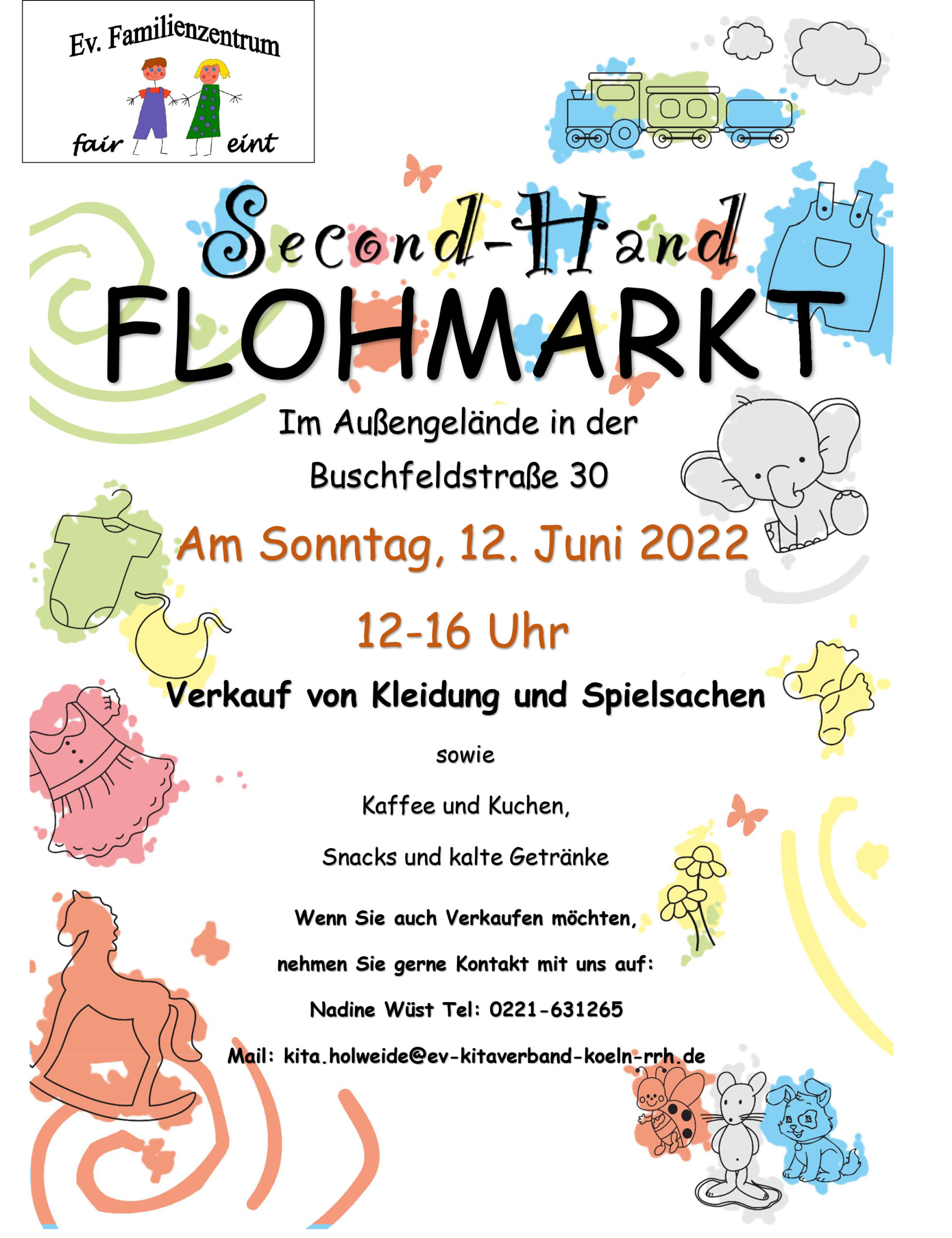Read more about the article Second-Hand Flohmarkt im Ev. Familienzentrum
