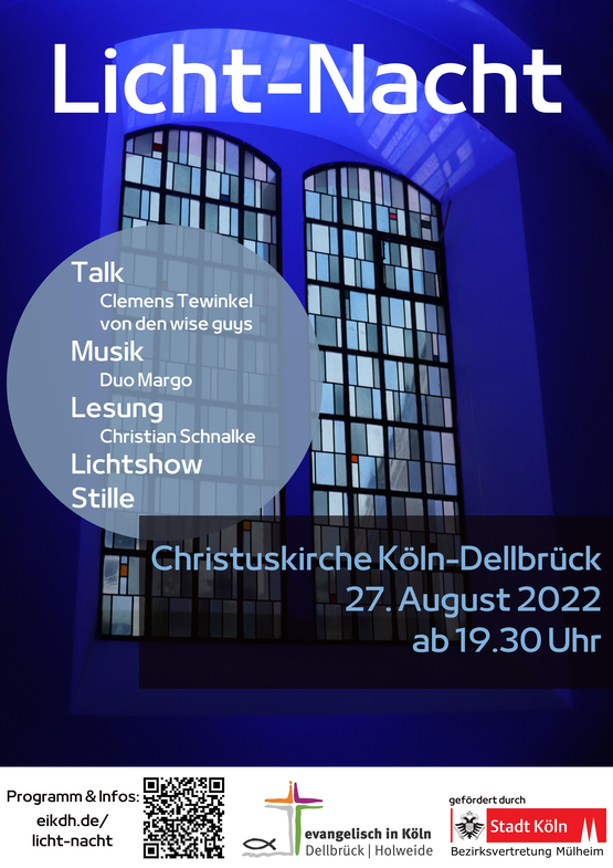 You are currently viewing Licht-Nacht am 27./28.08 in der Christuskirche