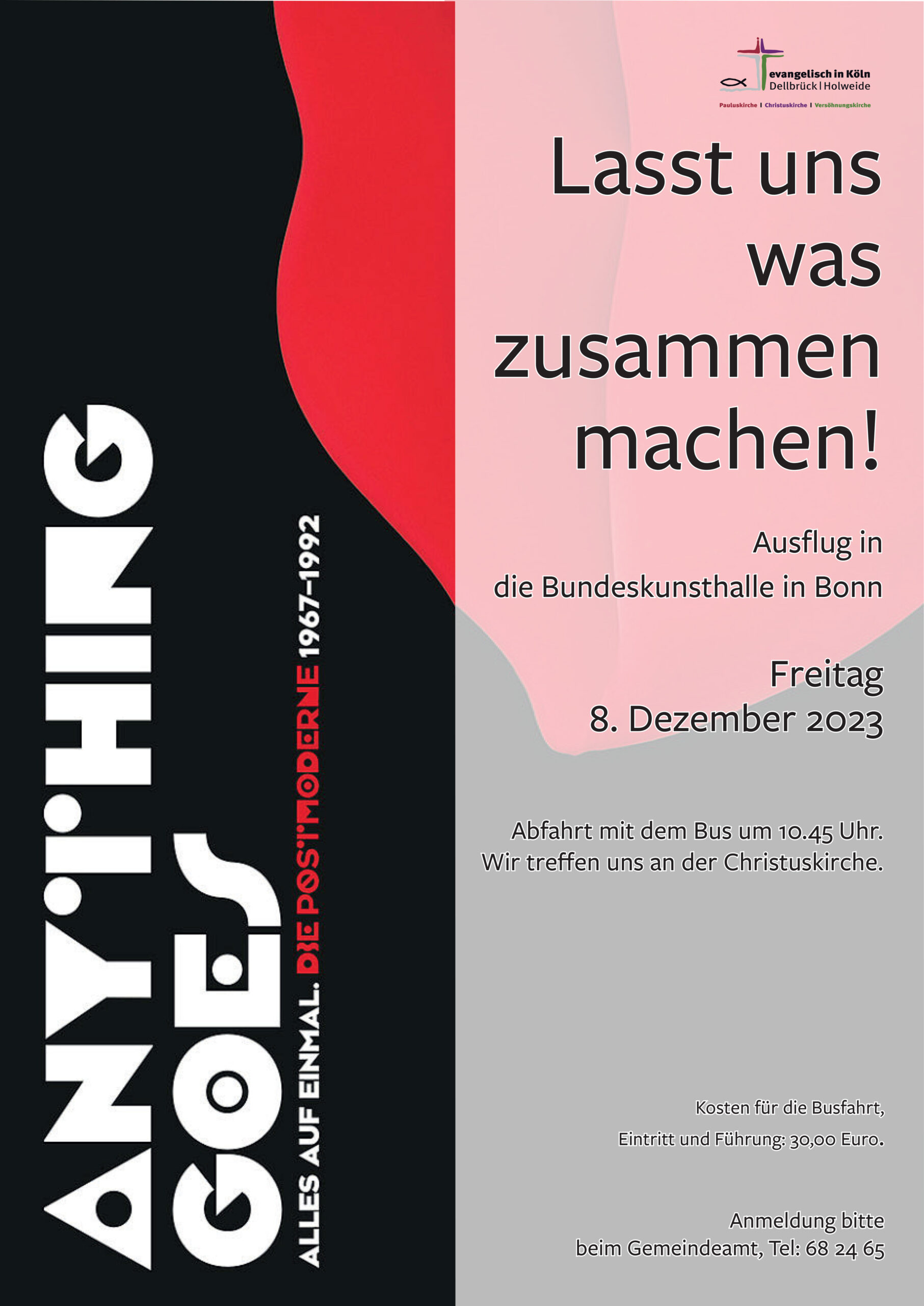 Read more about the article Was zusammen machen – Seniorenausflug in die Bundeskunsthalle in Bonn