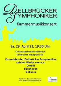 Read more about the article Konzert Dellbrücker Symphoniker – Christuskirche