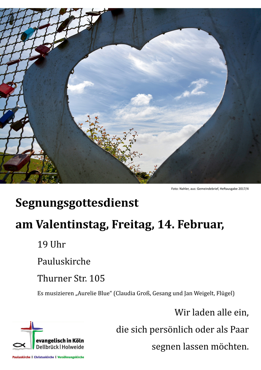 Mehr über den Artikel erfahren Segnungsgottesdienst am Valentinstag