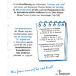 Projektsänger*innen gesucht