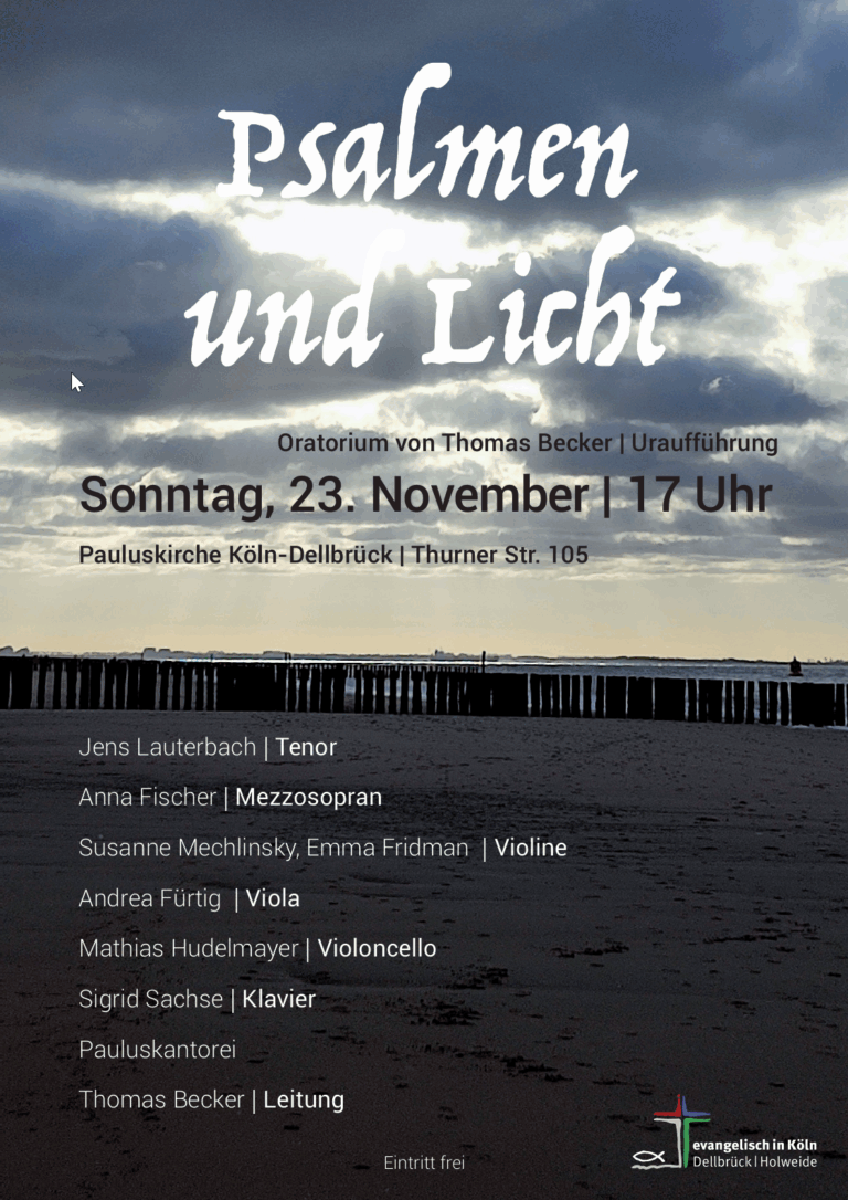 Oratorium Psalmen und Licht