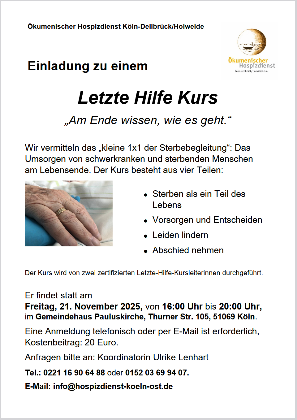 Du betrachtest gerade „Letzte Hilfe“-Kurse
