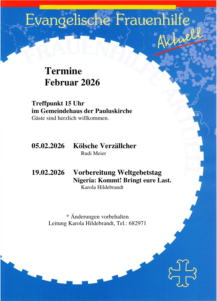 Du betrachtest gerade Frauenhilfe Februar 2026