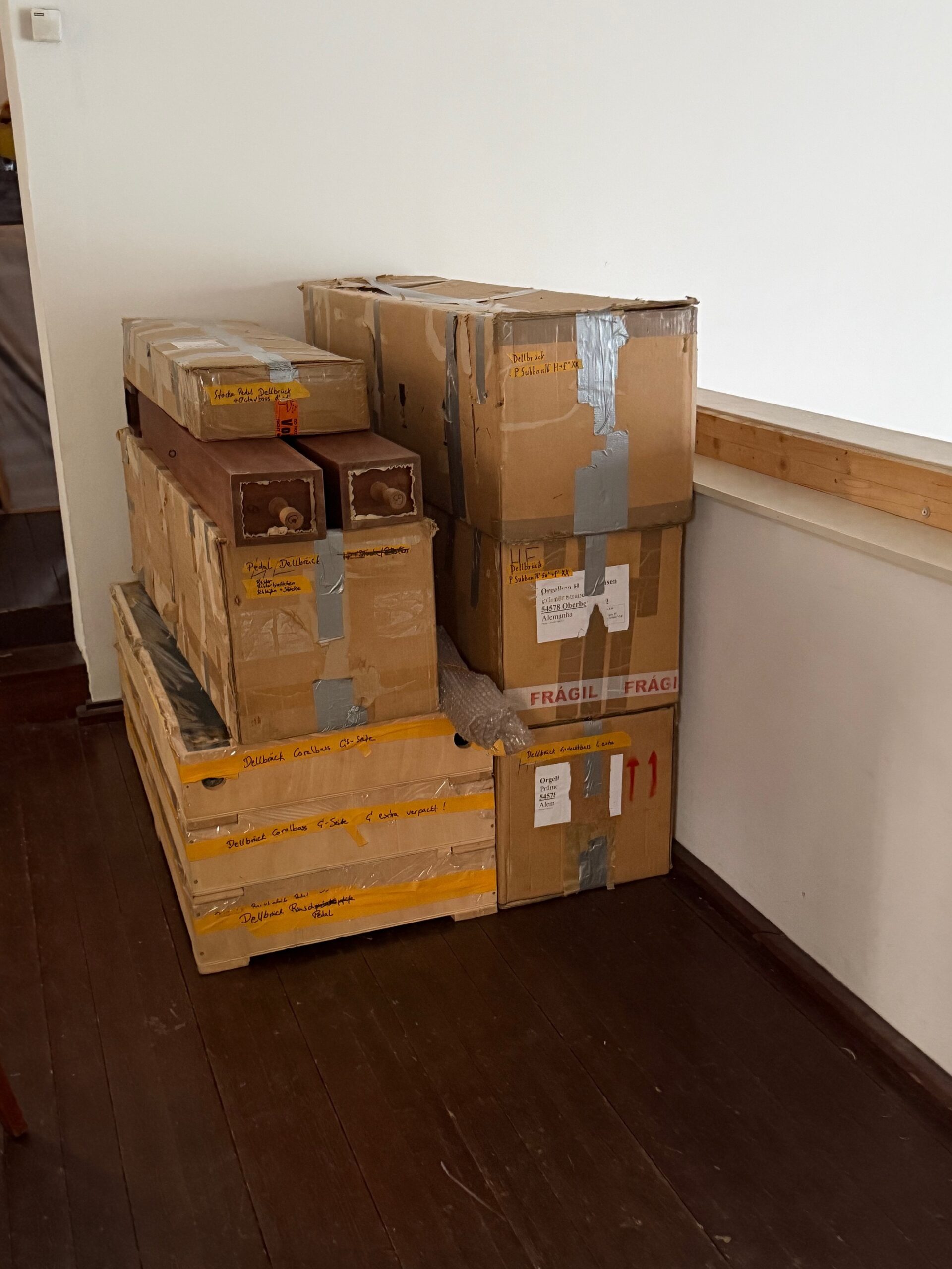 Orgel erste Teil zurück