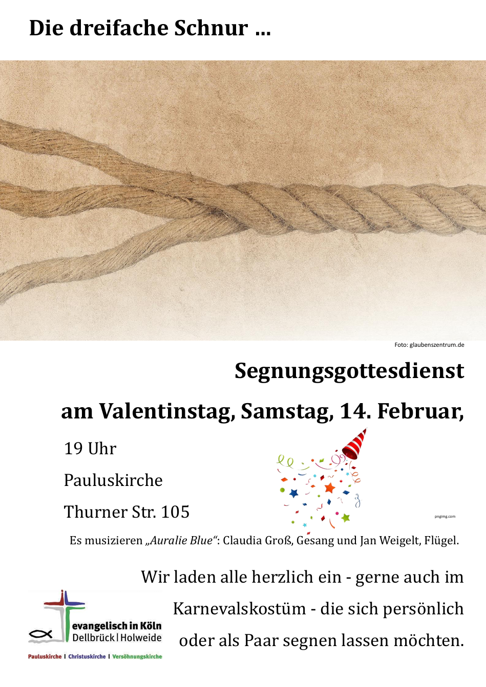 Du betrachtest gerade Die dreifache Schnur …