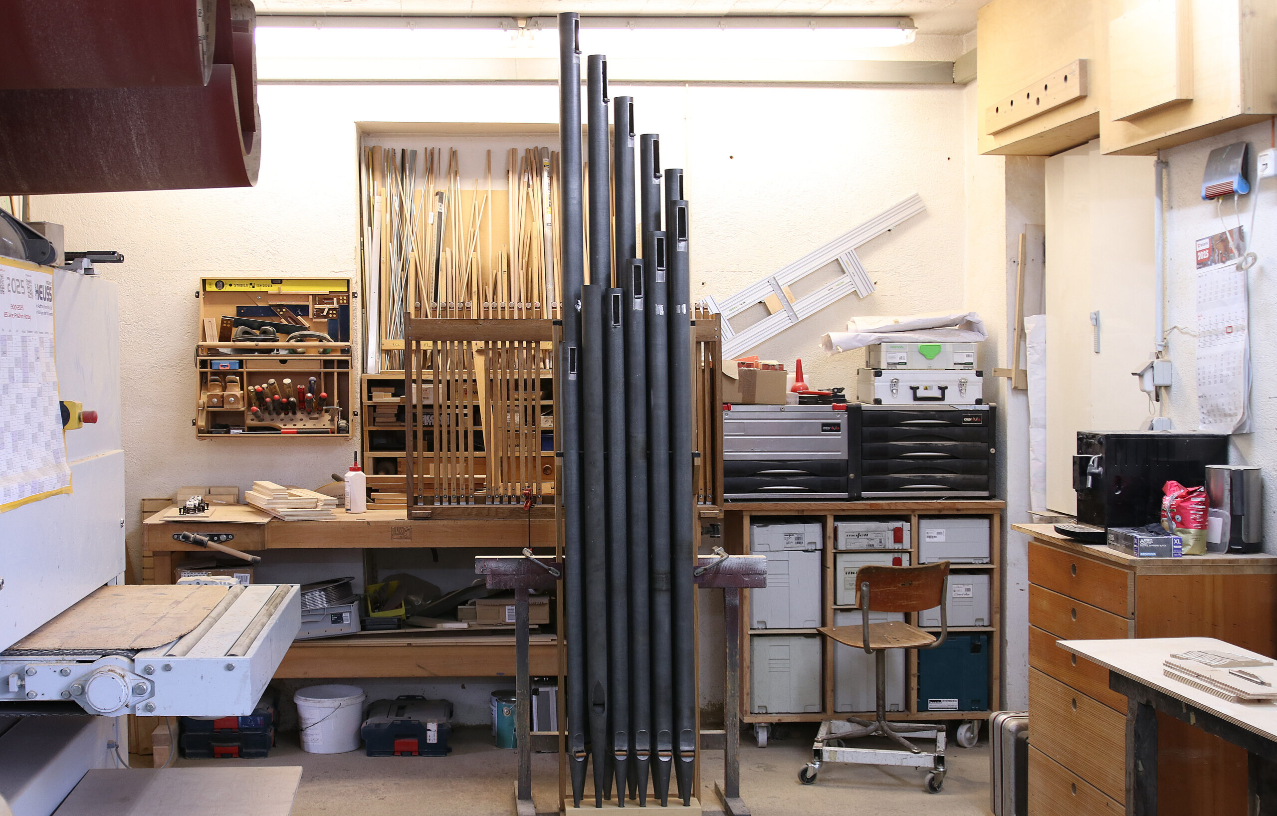 In der Pfeifenwerkstatt